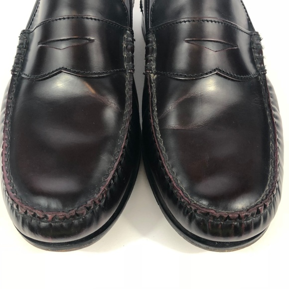 Rockport Mens Burgundy Leather Loafer Sz 10W - Picture 3 of 8